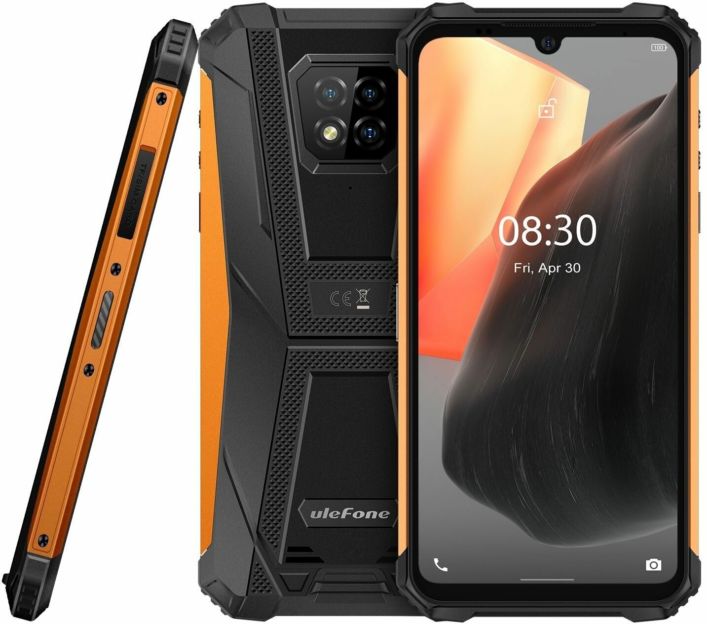 Смартфон Ulefone ARMOR 8 PRO 8/128 GB ORANGE IP68 Быстрая зарядка