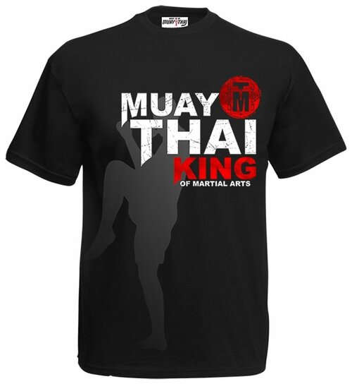 Футболка Born to be Muaythai, размер 48, черный