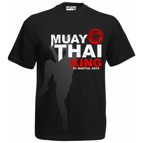 Футболка спортивная Born to be Muaythai, размер M, черный