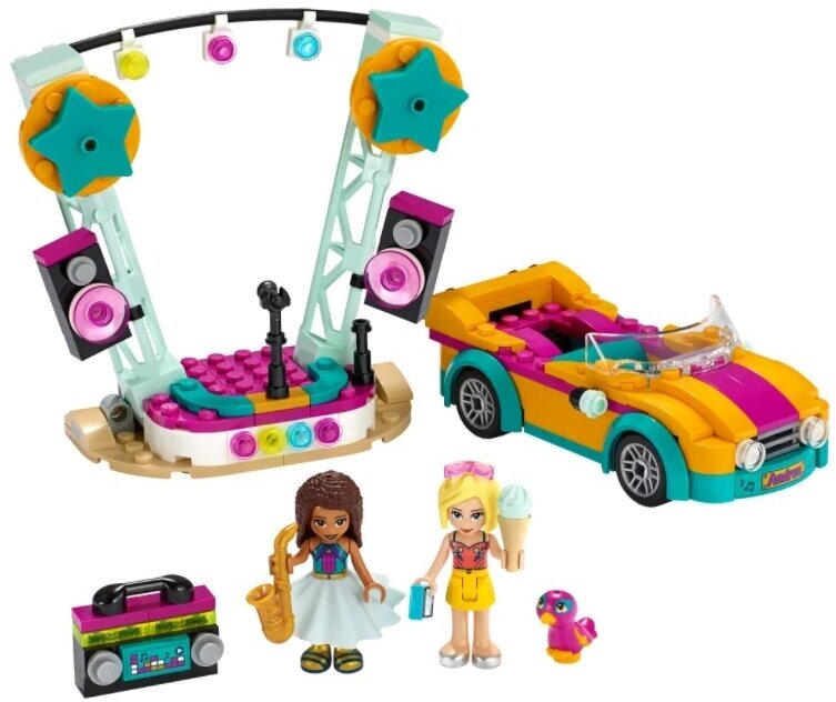 Конструктор LEGO Friends 41390 Машина со сценой Андреа