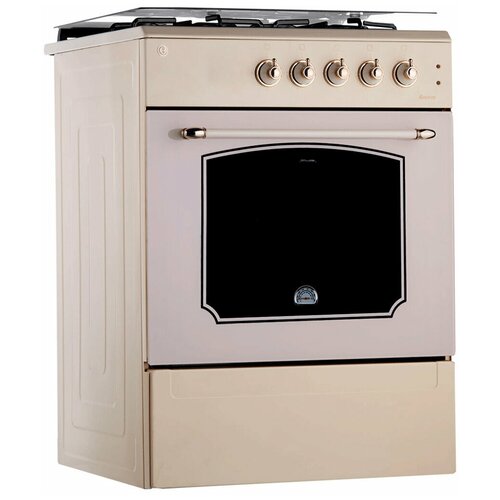 Газовая плита ARTEL APETITO 10-G Ретро бежевая ГК 60 см с чугунными решетками полный газ-контроль электроподжиг 2 режима работы духовки 1890000₽