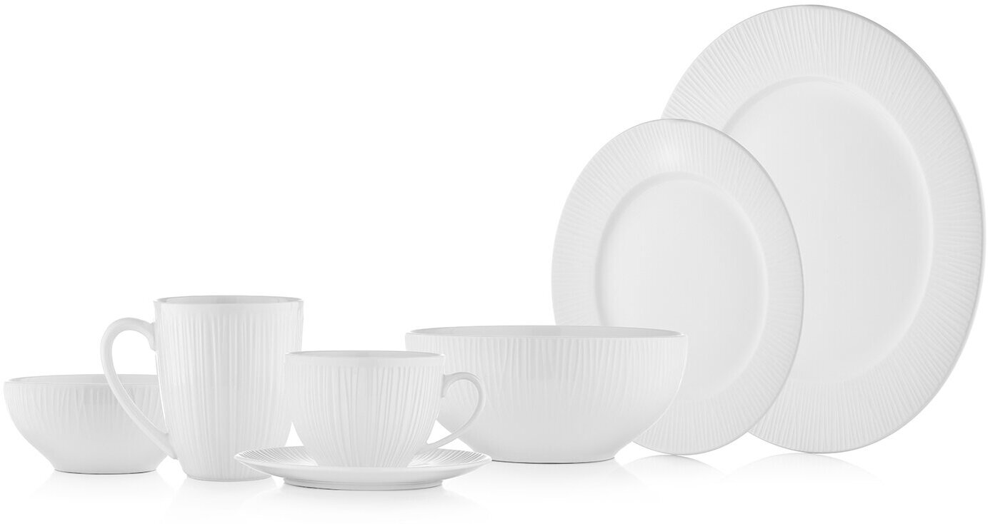 Тарелка обеденная WALMER MALLOW W37000105 27см костяной фарфор - фото №7