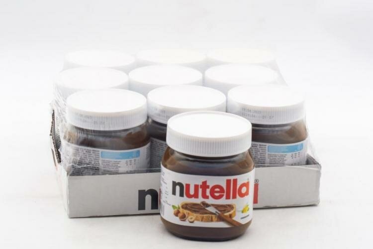 Нутелла шоколадная паста ореховая с добавлением какао Nutella, 350г по 15шт - фотография № 8