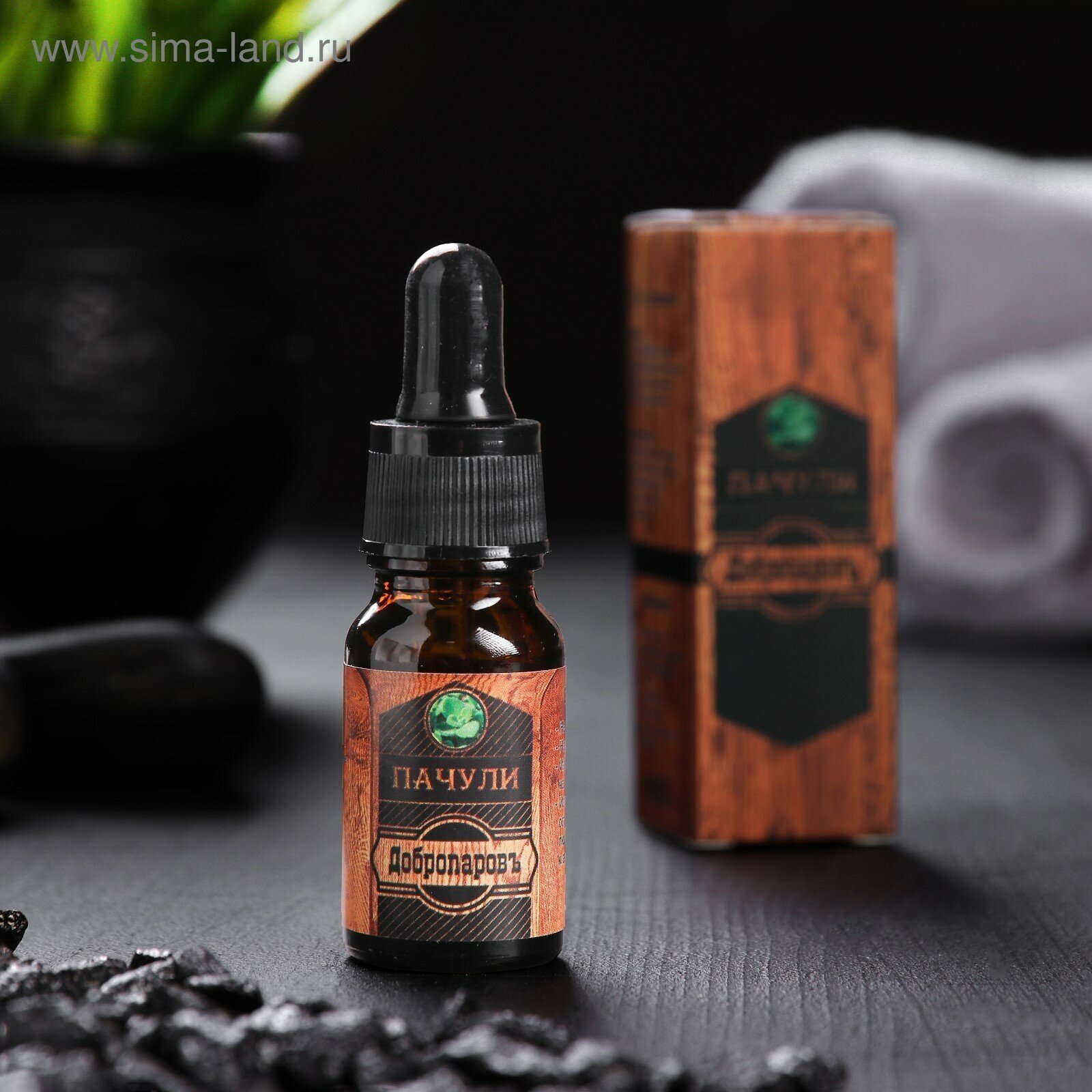 фото Аромамасло 100 Пачули , удобный дозатор, 10мл, Добропаровъ