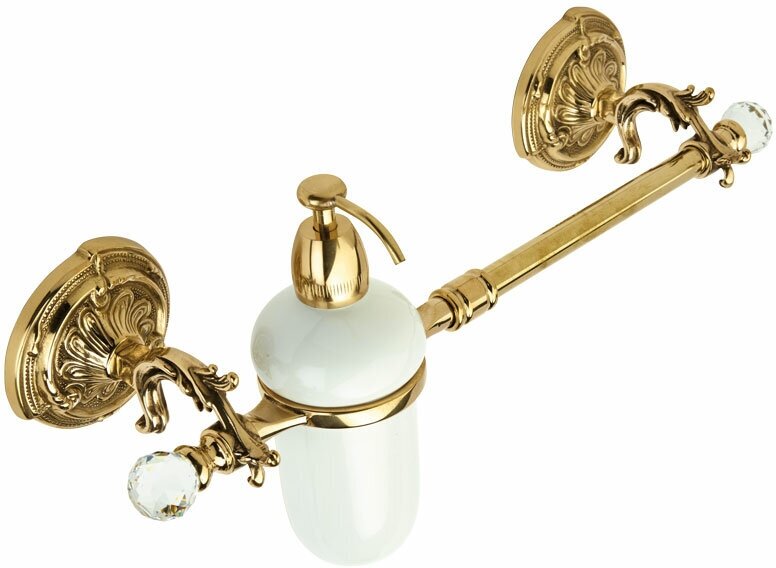 Art&Max Полотенцедержатель с диспенсером Barocco Crystal AM-2057D-Do-Ant-C