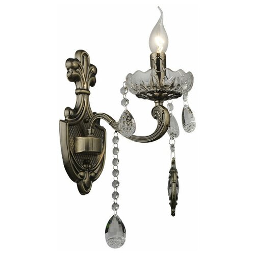 Светильник настенный бра в классическом стиле WD3542/1W-AB-CL для гостиной, спальни, детской