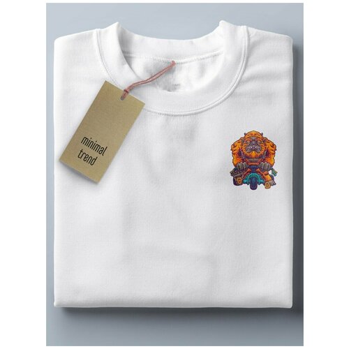 фото Футболка мужская белая, minimal trend, животные - 25298