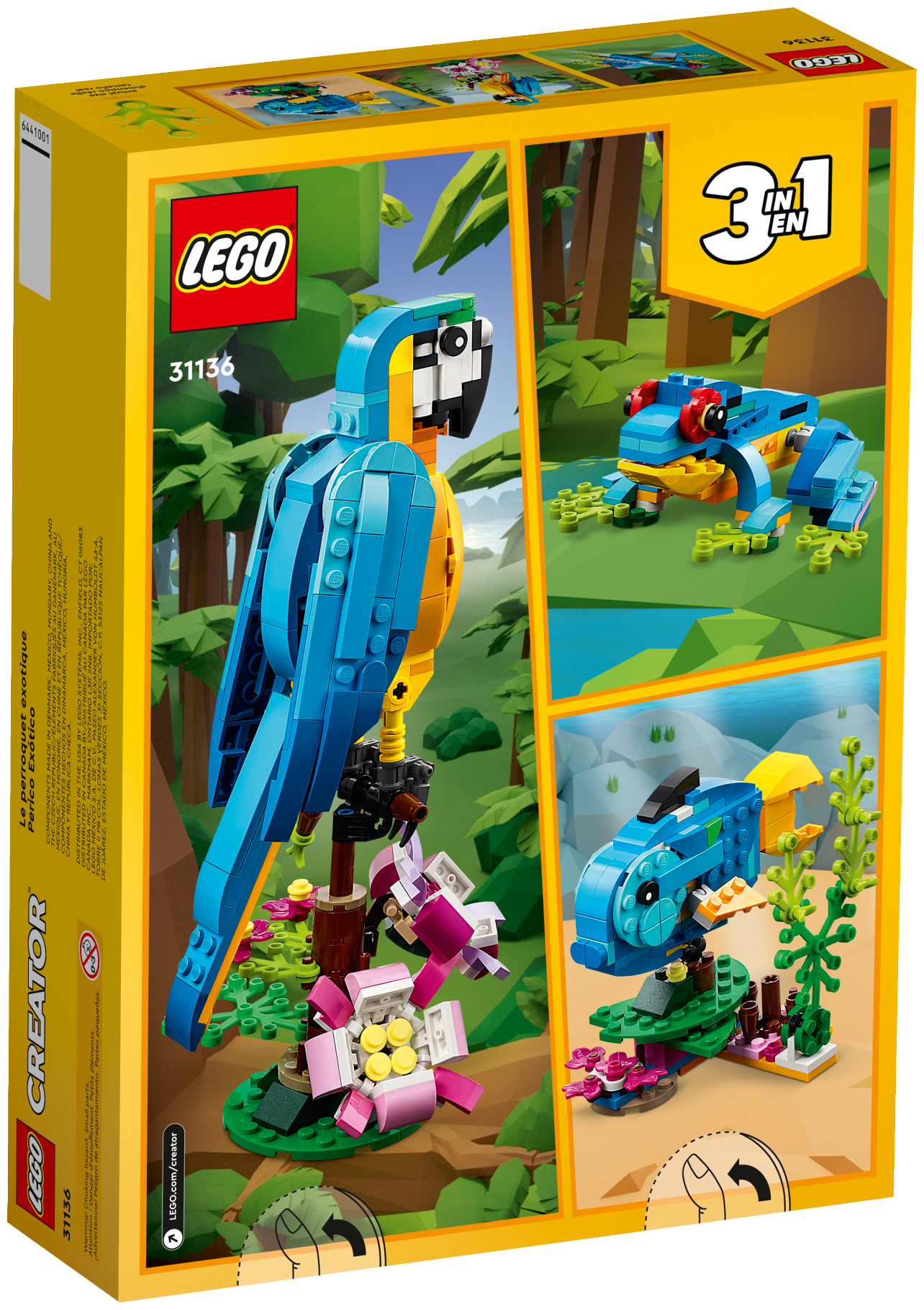Конструктор Lego ® Creator 31136 Экзотический попугай