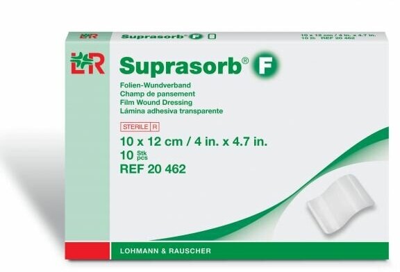 L&R SUPRASORB F Прозрачная пленка для перевязки и фиксации Супрасорб Ф, 10х25 см