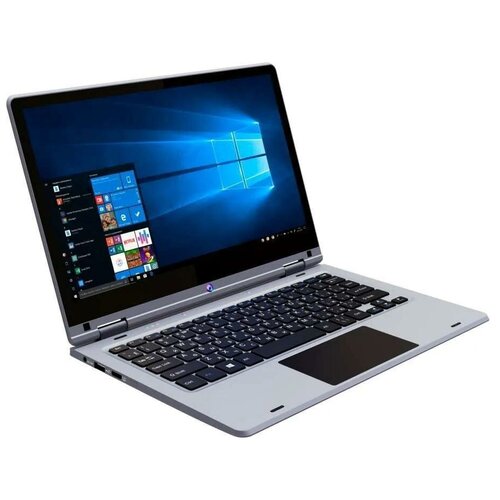 IRBIS NB123 116 1366768 FHD IPS91Celeron N33504G64G 8000mA 2M camera M2 SSD supportCase A silkprint logoWindows 10 Silver color 1652600₽