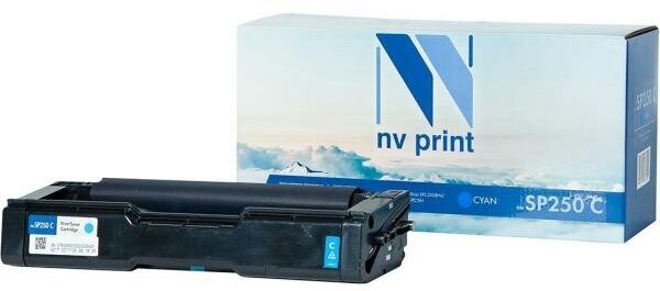 Картридж NVP совместимый NV-SP250 Cyan для Ricoh Aficio SPC250DN/SPC260/SPC261 (1600k)