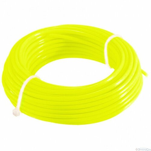 Леска для триммера d3 мм длина 21 м круглая нейлоновая износоустойчивая поможет скосить траву и сорняки на вашей даче или приусадебном участке выровняет лужайку подрежет сухостой 1984₽