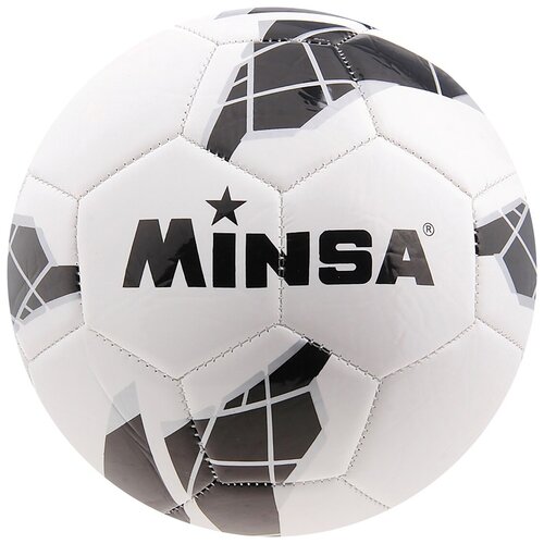 Футбольный мяч MINSA 634894 5 белый/черный
