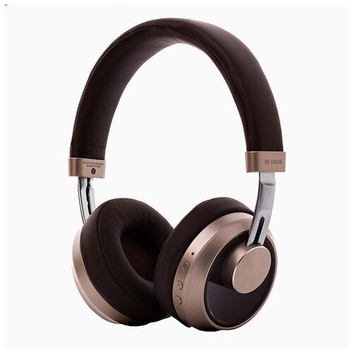 Беспроводные наушники Remax RB-500HB Music Bluetooth Headphones Золотой 715000₽