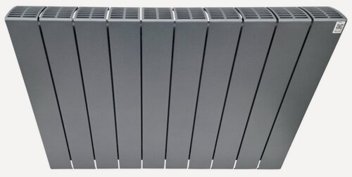 Изображение товара Биметаллический радиатор Rifar SUPREMO Ventil 500, 10 секций, нижнее подключение правое (SVR), цвет Титан.