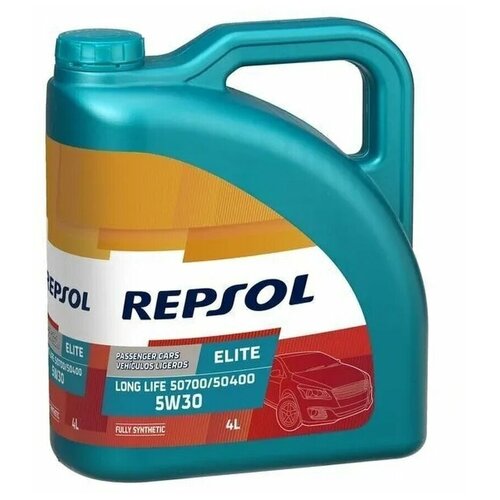 Repsol Repsol Elite Long Life 50700/50400 5w30 4л. Синт. Vw 507.00/504.00, Mb 229.51, Acea C3, Porsche C