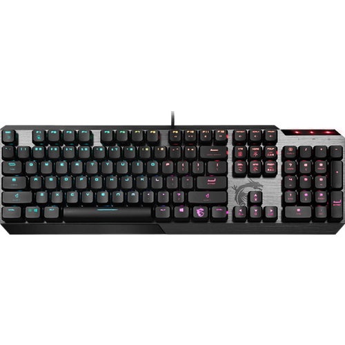 Клавиатура GAMING BLACK RU VIGOR GK50 LOW PROFILE RU MSI