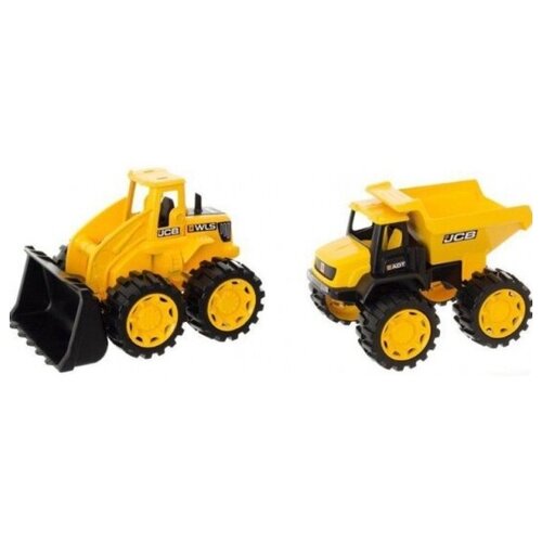 Игровой набор Hti 1415640. V15 JCB 2 машинки (самосвал и погрузчик)