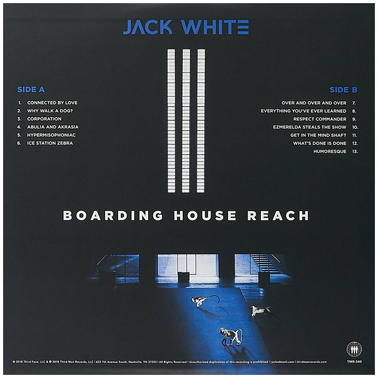 Виниловая пластинка White, Jack, Boarding House Reach (0190758189413) IAO - фото №7