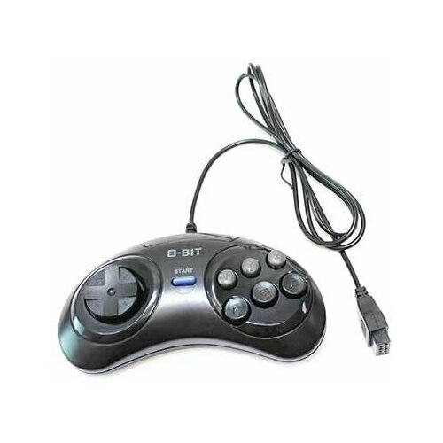 Качественный джойстик с узким разъемом 9 pin 6 кнопок форма под Sega для приставок 8-bit 54700₽