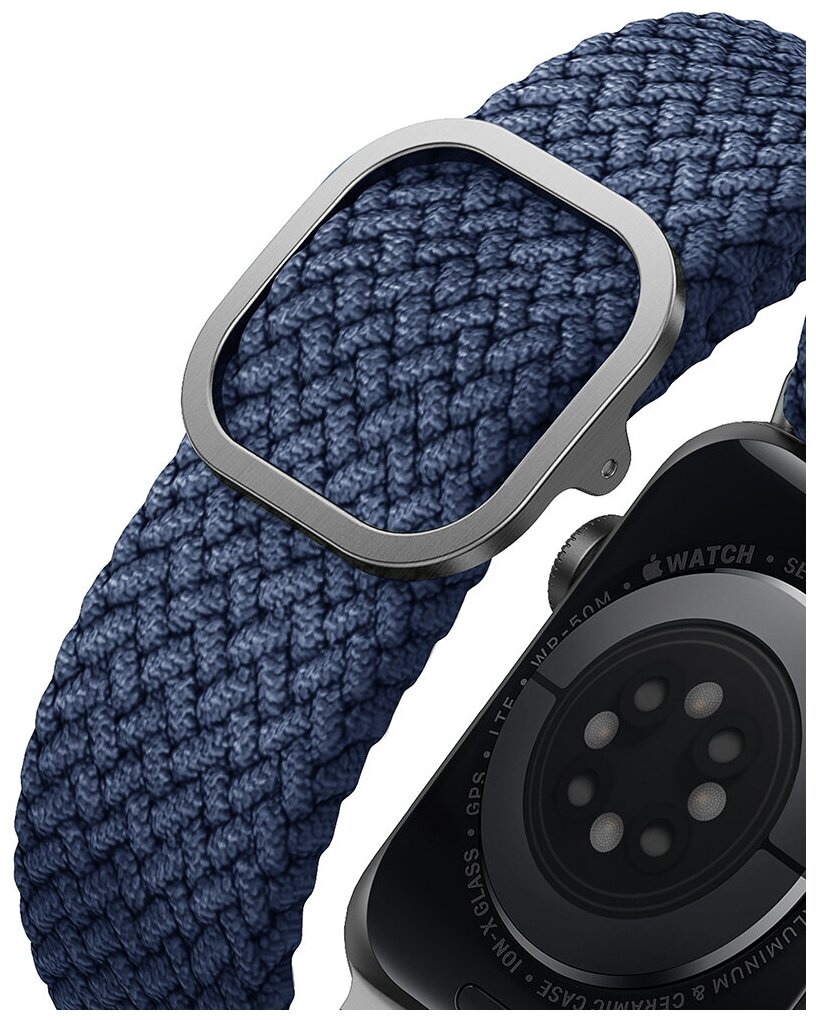 Ремешок Uniq Ремешок Uniq для Apple Watch 44/42 mm ASPEN Strap Braided синий