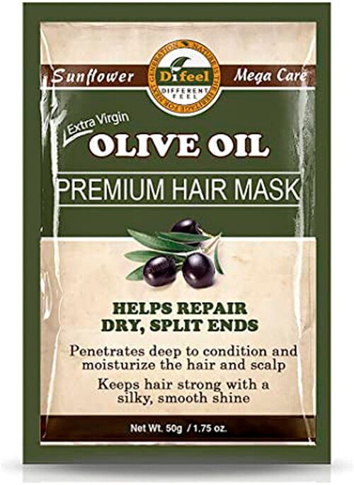 Difeel Питательная маска для волос с маслом оливы / Olive Oil Premium Hair Mask, 50 мл