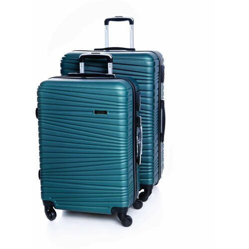 чемодан freedom 95 л размер l зеленый Комплект чемоданов Freedom, 2 шт., зеленый