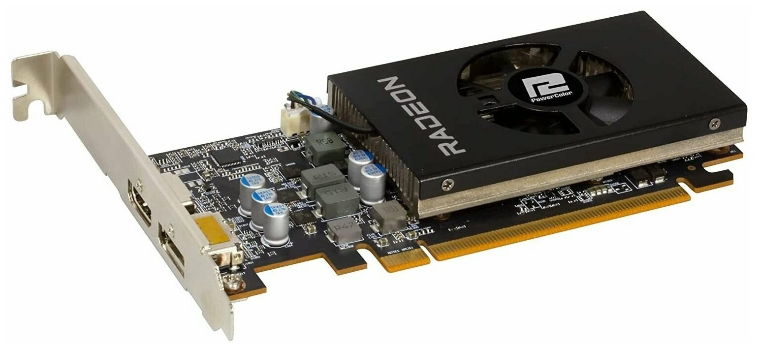 Видеокарта PowerColor AMD Radeon RX 6400 Low Profil (AXRX 6400 LP 4GBD6-DH) - фото №19