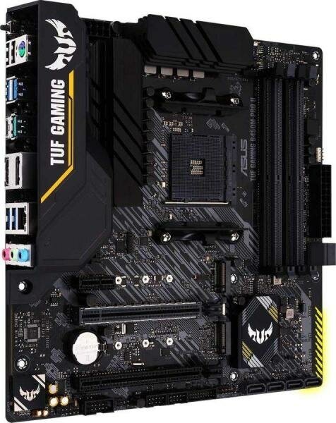 Материнская плата ASUS TUF GAMING B450M-PLUS II Socket AM4 AMD B450 4xDDR4 2xPCI-E 16x 1xPCI-E 1x 6 mATX Retail