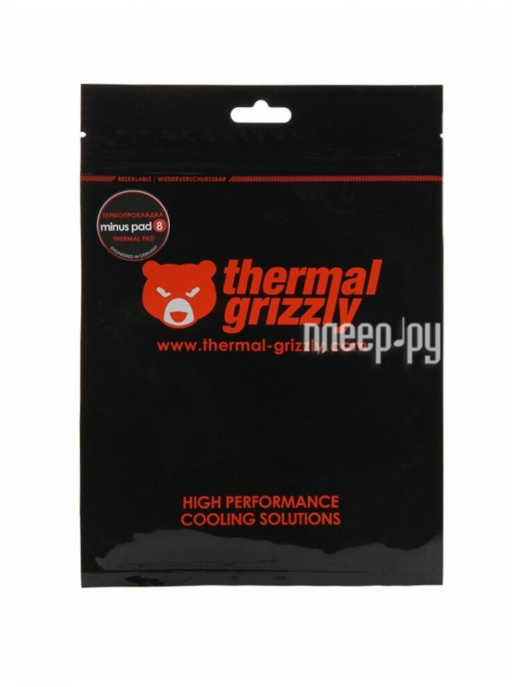 Термопрокладка Thermal Grizzly Minus Pad 8 30x30x1.5мм (TG-MP8-30-30-15-1R) - фото №4