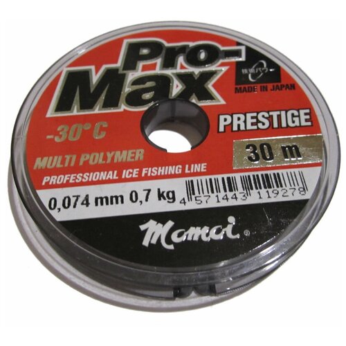 Леска Momoi Pro-Max Prestige 0,074мм 30м прозрачная