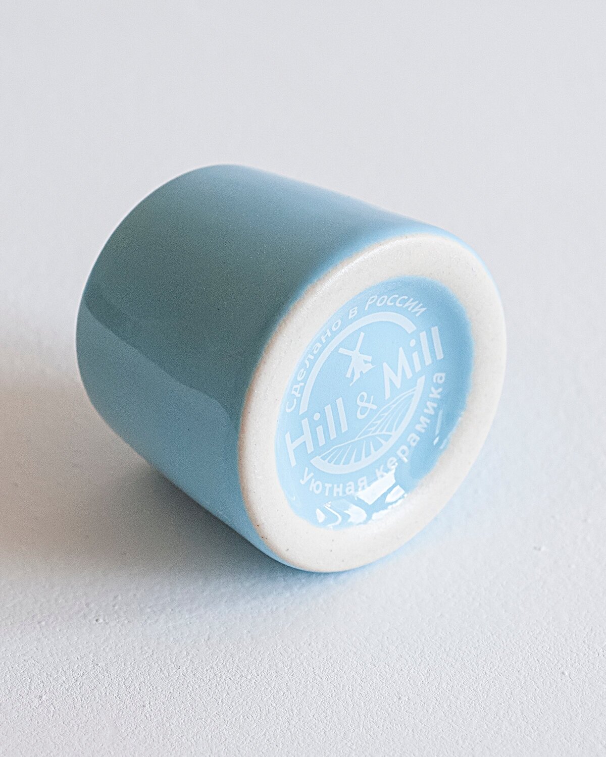 Чернильница Hill&Mill, керамическая, для каллиграфии, 5,5 см х 4,5 см, голубая — фото 1