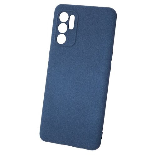Панель-накладка NewLevel Fluff TPU Hard Blue для Oppo Reno 6