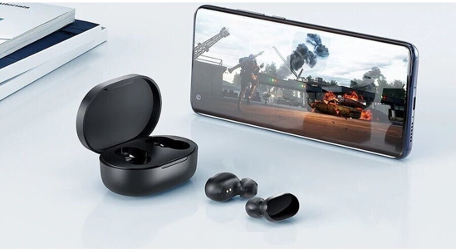 Гарнитура XIAOMI Mi True Wireless Earbuds Basic 2S, Bluetooth, вкладыши, черный [bhr4273gl] - фото №20