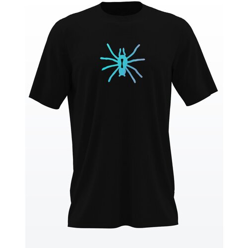 фото Футболка vilmoda паук 2 черная с переливающимся принтом xs вилвинил