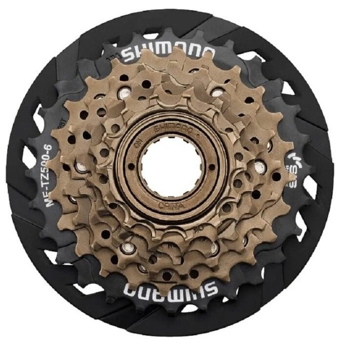 Трещотка для велосипеда 6 скоростей 14-28Т SHIMANO MF-TZ500 с защитой