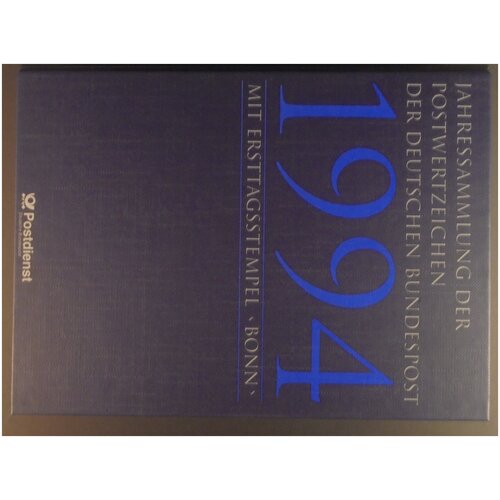 Ежегодная коллекция почтовых знаков Германия 1994 ежегодная коллекция почтовых знаков германия 1998