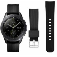 Силиконовый ремешок 20 мм для часов Samsung Galaxy Watch, черный