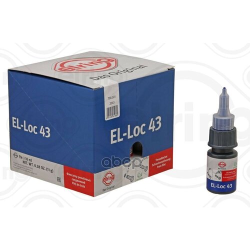 Герметик El-Loc 43 Синий Флакон 10Ml -55C180C Elring арт 700501 1240₽