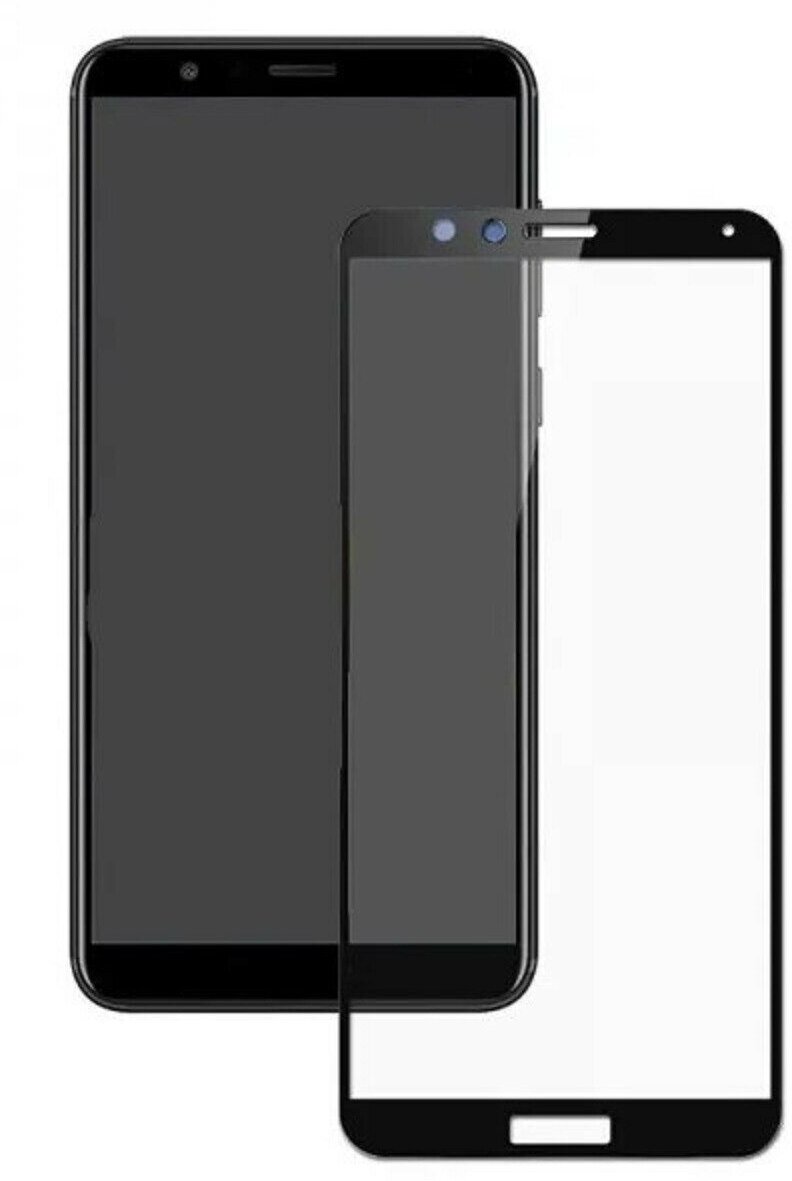 Защитное стекло "Полное покрытие" для Huawei Honor 7X Черное