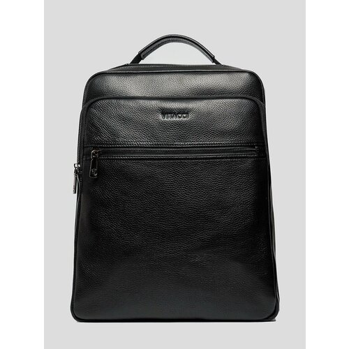 фото Рюкзак vitacci su0153-01 мужской графитовый натуральная кожа