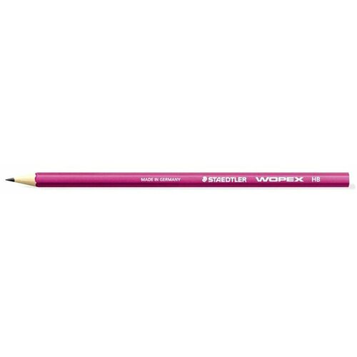 Карандаш графитный Staedtler Wopex 180, HB Розовый staedtler набор чернографитовых карандашей wopex hb с ластиком 3 шт цвет корпуса