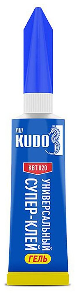 Супер-клей универсальный Kudo KBT-020, 3 г, гель, прозрачный