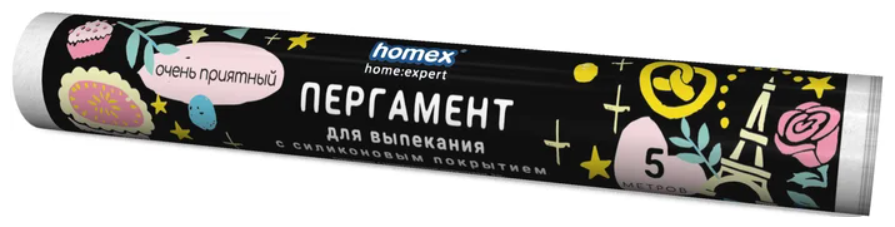 Пергамент Homex home:expert Очень Приятный с силиконовым покрытием 28см*5м - фото №1