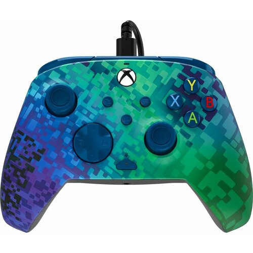 Геймпад PDP XB Series XS Wired Rematch Glitch Green 519000₽