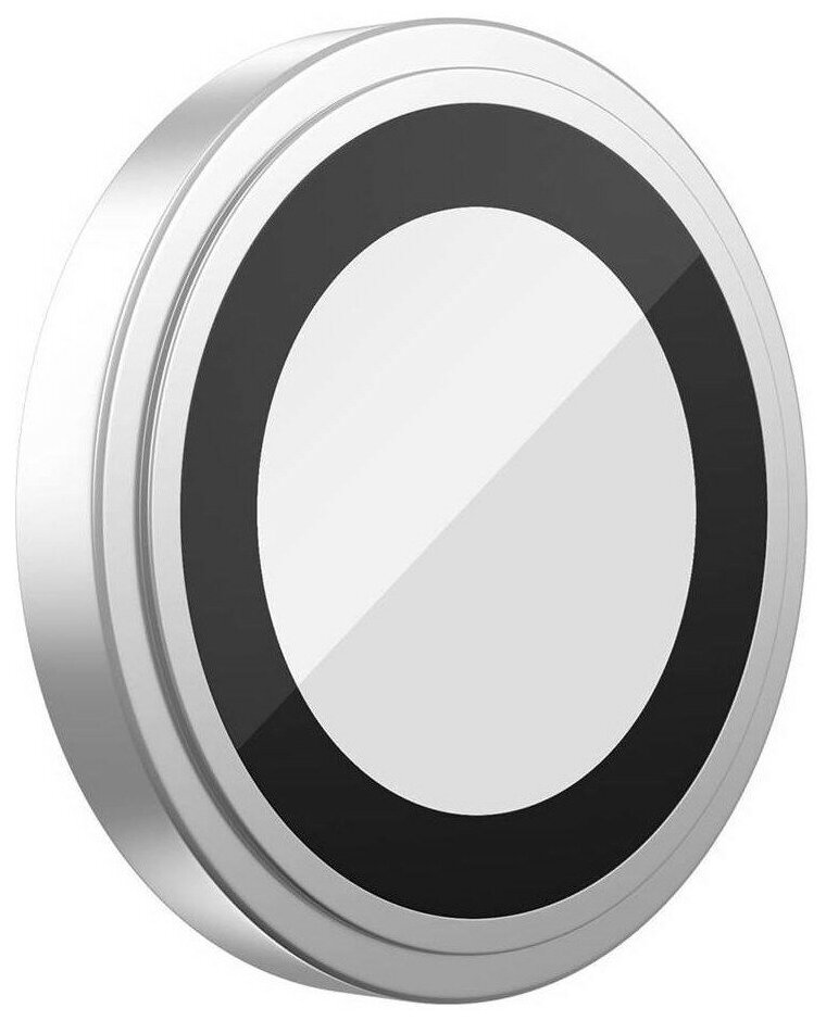 Защитное стекло Blueo Camera lens ARMOR metal (2 шт. +install) 0.26 мм для камеры iPhone 14/14 Plus цвет Серебристый (NPB28-14-SIL)