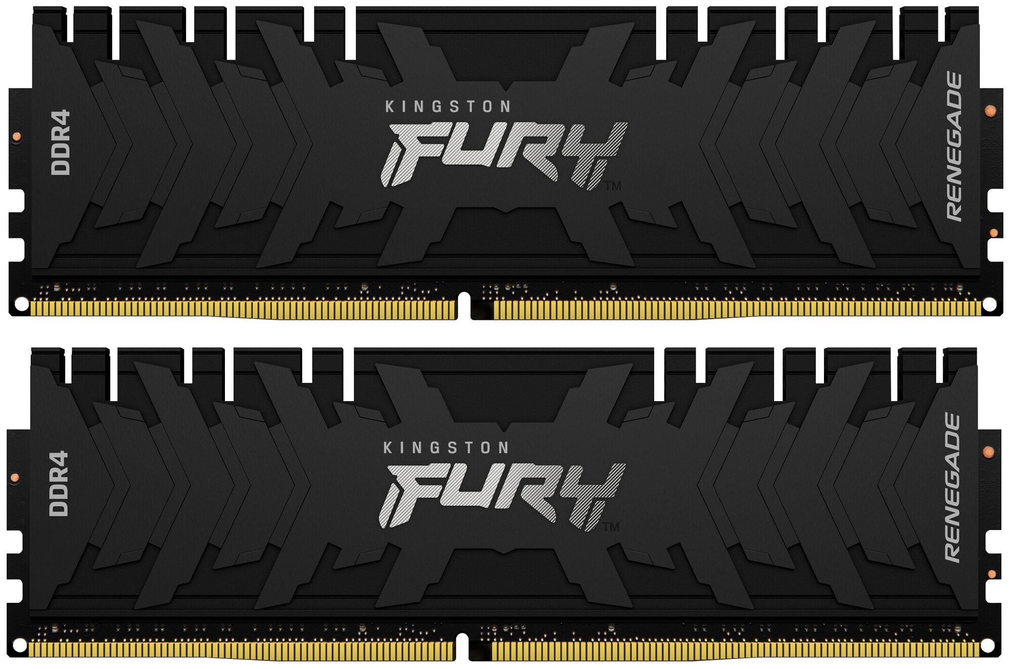 Оперативная память DIMM 16 Гб DDR4 3200 МГц Kingston Fury Renegade (KF432C16RBK2/16) PC4-25600 2x8 Гб