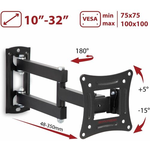 Кронштейн на стену Arm Media LCD-104, черный