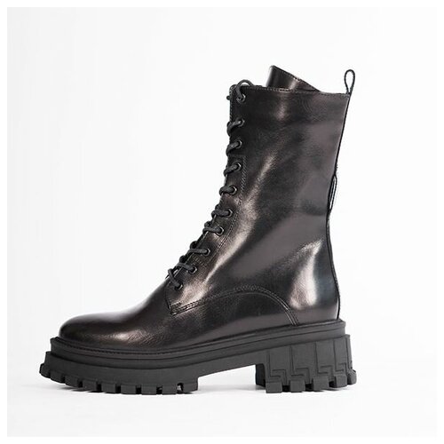 фото Ботинки "арса", чёрные, кожа so breen