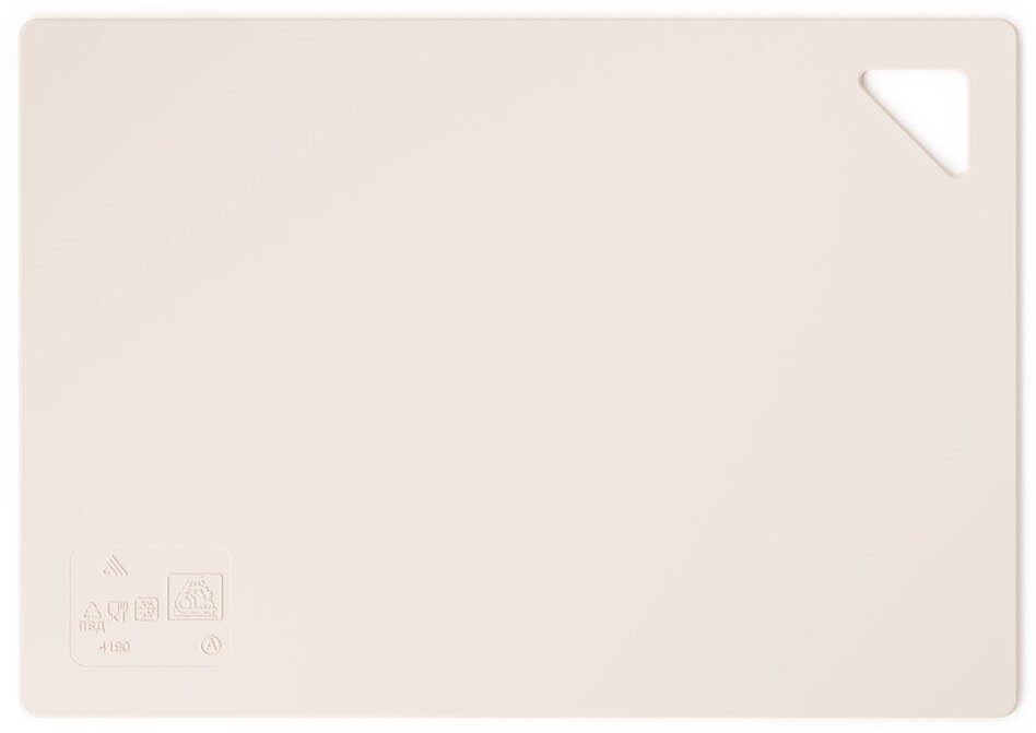Доска разделочная Альтернатива М8444, гибкая (бежевый), 24.8х17.5х2 см - фотография № 8